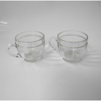 Hotsale Glass Water and Coffee Cup with Handle