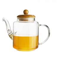 China Glass Supplier Eco-friendly Large Bar Home Restaurant Transparent Glass Water Juice Beer Jug With Lid