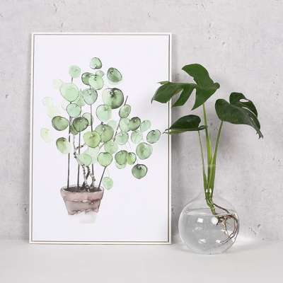 Cheap Price Good-looking Simple Transparent Glass Vase For Home Decoration