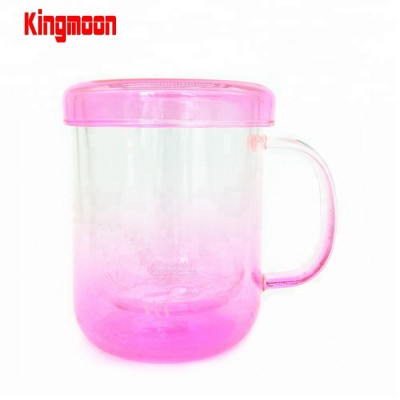 Sustainable Eco Friendly Products High Borosilicate Retro Clear Glass Cup