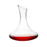 Hand blown popular classical design 1950ml wholesale unique clear crystal glass wine decanter for gift